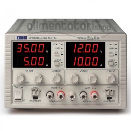 CPX200D AimTTi CPX200D - Alimentatore da Laboratorio Duale 350W / 60V / 10A - Input 100-240 VAC Alimentatori Laboratorio