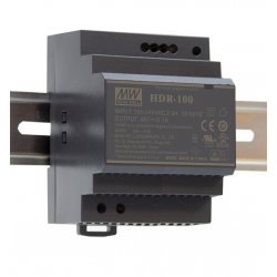 HDR-100-12 MeanWell HDR-100-12 - Alimentatore Meanwell - Din Rail 100W 12V - Input 100-240 VAC Alimentatori Guida DIN
