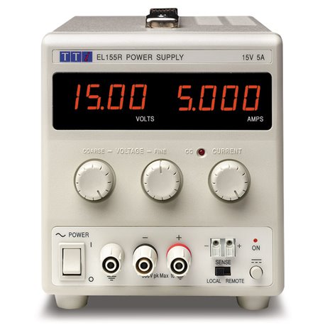 EL155R - Alimentatore da Laboratorio Singolo 75W / 15V / 5A - Input 100-240 VAC