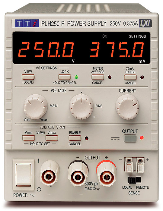 PLH120-P - Alimentatore da Laboratorio Singolo 90W / 120V / 0,75A