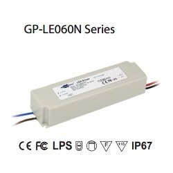 LE060N-12C - Alimentatore LED Glacial Power - CC - 60W / 5000mA 