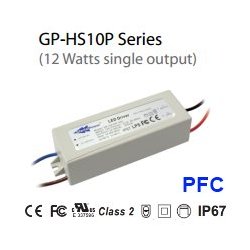 HS10P-12C - Alimentatore LED Glacial Power - CC - 12W / 1000mA 