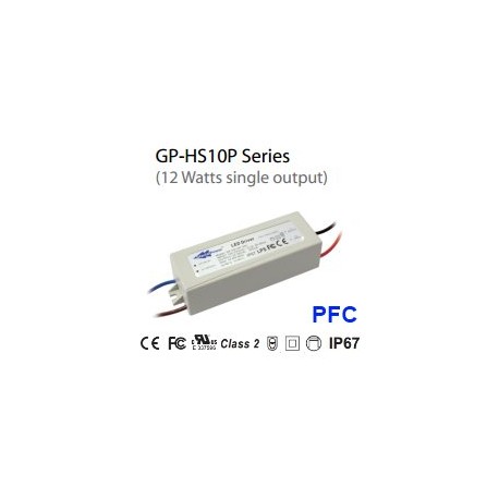 HS10P-36C Glacial Power HS10P-36C - Alimentatore LED Glacial Power - CC - 12W / 350mA Alimentatori LED