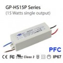 HS15P-12C - Alimentatore LED Glacial Power - CC - 15W / 1250mA 
