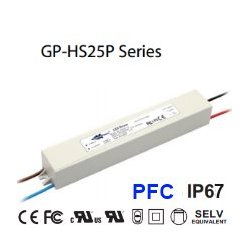 HS25P-36C - Alimentatore LED Glacial Power - CC - 25W / 700mA 