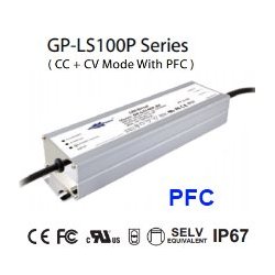 LS100P-48 Alimentatore LED Glacial Power - CV/CC - 100W / 48V / 2100mA