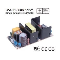 OS45N-12 Glacial Power OS45N-12 - Alimentatore Glacial - Open F. 45W 12V - Input 100-240 VAC Alimentatori Automazione