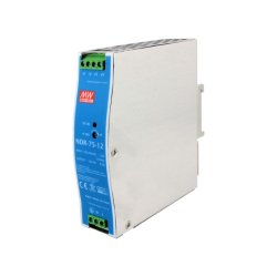 NDR-75-12 MeanWell NDR-75-12 - Alimentatore Meanwell - Din Rail 75W 12V - Input 100-240 VAC Alimentatori Automazione