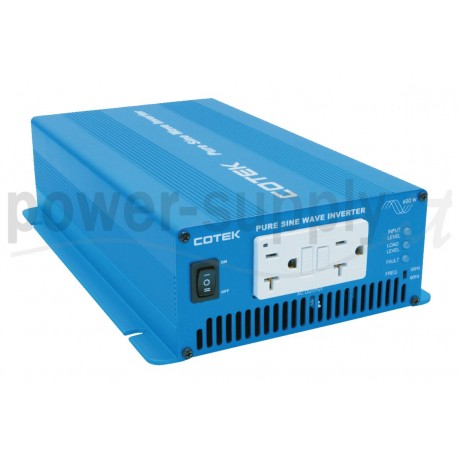 S600-112 Cotek Electronic S600-112 - Inverter Cotek 600W - In 12V Out 110 VAC Onda Sinusoidale Pura Inverters